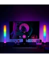 2 stk. ambient gamer bordlamper - RGB løbelys, 360° effekt, 42 cm