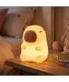 MOCHI Kapivar natlampe i blød silikone - genopladelig, farveskift + varm hvid