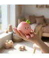 MOCHI Fersken natlampe i blød silikone - genopladelig, touch dæmpbar