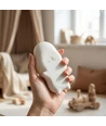 MOCHI Hundehvalp natlampe i blød silikone - genopladelig, varm/neutral hvid