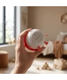 MOCHI Jordbær natlampe i blød silikone - genopladelig, touch dæmpbar