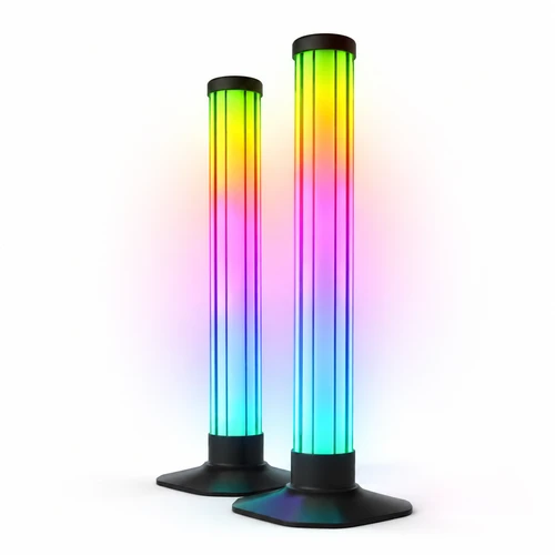 Sæt med 2 RGBIC bordlamper - 33 cm, 360° lyseffekt