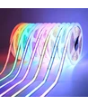 5m 13W/m RGB COB-LED strip - 24V DC, IP20, 576 LED pr. meter, COB LED