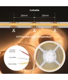 5m 10W/m CCT COB-LED strip RA97 - 24V DC, IP20, 576 LED pr. meter