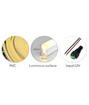 5m 8W pr. meter Lilla 8x16 Neon Flex LED - 12V DC, IP67