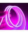 5m 8W pr. meter Lilla 8x16 Neon Flex LED - 12V DC, IP67