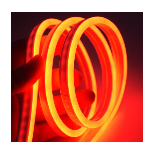 5m 8W pr. meter Orange 8x16 Neon Flex LED - 12V DC, IP67