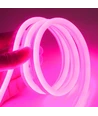 Pink 8x16 Neon Flex LED - 5 meter, 8W pr. meter, IP67, 12V