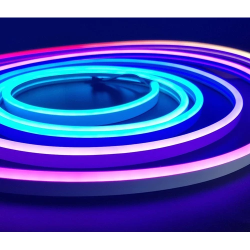 16W/m RGBIC Neon Flex strip - 5m, 96 LED pr. meter, 24V, 8x16, IP20