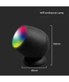 Smart Home lampe med RGB+WW - Sort, Tuya/Smart Life, virker med Google Home, Alexa og smartphones