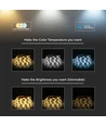 V-Tac 4W/m RGB+CCT LED strip sæt - 5m, 60 LED pr. meter, IP65