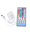 RGB+WW controller med fjernbetjening - Passer kun til RGB+WW strip, infrarød, 12V (96W), 24V (192W)
